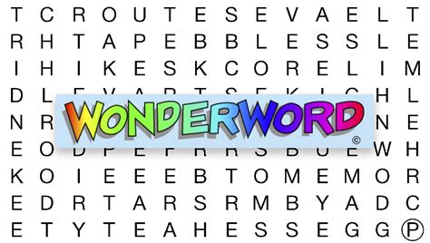 wonderword daily online puzzle